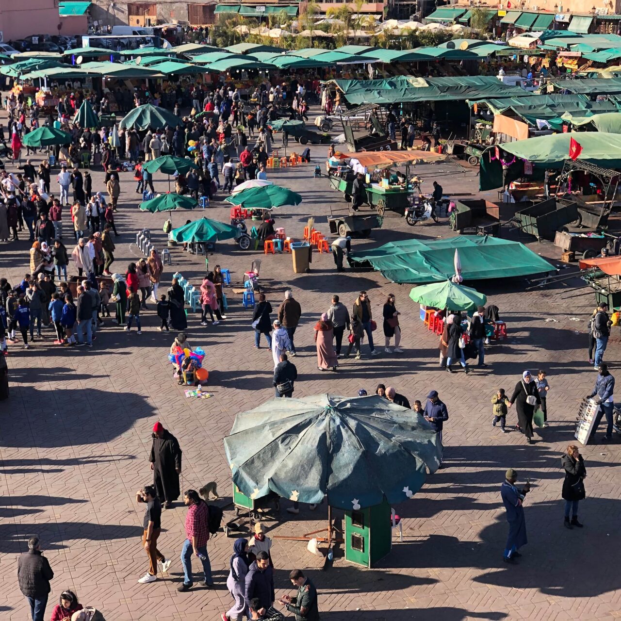 Exploring Marrakech city
