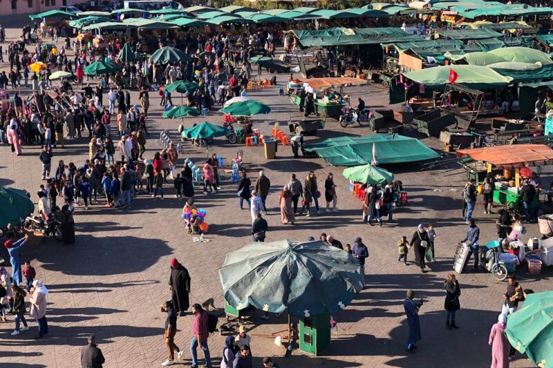 Exploring Marrakech city